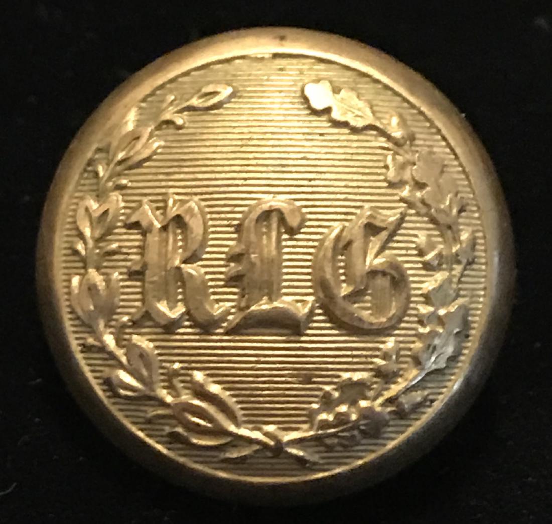 Civil War Brass Coat Button, RLG (1 of 4)
