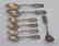 7 Piece Coin Silver Spoons Lot # 50- As Is