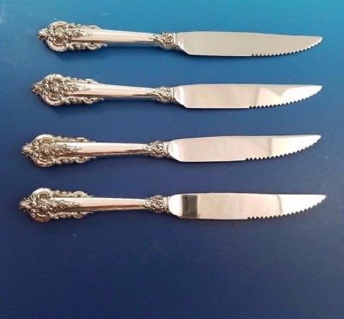 4 Grande Baroque by Wallace Sterling Silver Knives (1 of 3)