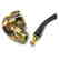 Baltic amber mosaic inlay durable tobacco pipe 12cm, - 10