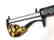 Baltic amber mosaic inlay durable tobacco pipe 12cm, - 7