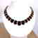 Wide collar Baltic amber necklace cherry&lemon 21mm