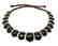 Wide collar Baltic amber necklace cherry&lemon 21mm - 3