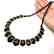 Wide collar Baltic amber necklace cherry&lemon 21mm - 7