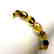 Unique bracelet faceted Baltic amber beads olives honey - 6