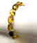 Unique bracelet faceted Baltic amber beads olives honey - 7