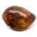 Old Baltic amber brooch cognac colour 26.4 gr