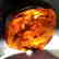 Old Baltic amber brooch cognac colour 26.4 gr - 6