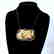 Extraordinary old handmade pendant white Baltic amber