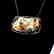 Extraordinary old handmade pendant white Baltic amber - 2
