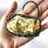 Extraordinary old handmade pendant white Baltic amber - 4