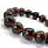 Baltic Amber Bracelet Dark Cognac Colour Beads - 2