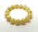 Bracelet Baltic amber butter yellow beads ø13mm 18.5 - 2