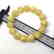 Bracelet Baltic amber butter yellow beads ø13mm 18.5 - 5