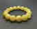 Bracelet Baltic amber butter yellow beads ø13mm 18.5 - 7