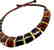 Wide collar Baltic amber cherry&honey necklace 20mm x - 3
