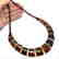 Wide collar Baltic amber cherry&honey necklace 20mm x - 6