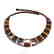 Wide collar Baltic amber cherry&honey necklace 20mm x - 9