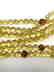 Japa mala luck necklace Baltic amber beads lemon&cognac - 4