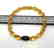 Bracelet Baltic amber olive beads honey&cherry colours - 7