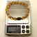 Bracelet Baltic amber olive beads honey&cherry colours - 9