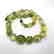 Vintage necklace green amber with antique insect - 6