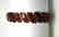 Braceleet hand carved Baltic amber slices cognac colour - 7