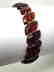 Braceleet hand carved Baltic amber slices cognac colour - 8