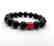 Bracelet Baltic amber Coral black&red ø10mm 13.4 grams - 6