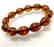 Bracelet Baltic amber cognac olive shape 17 gr - 8
