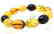 Bracelet Baltic amber multi color olive shape 26.1 gr - 3
