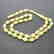 Misbaha tesbih Baltic amber white 33 beads 16x11mm 39.3