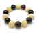 Bracelet Baltic Amber Cherry&White ø12mm 14.4 gr - 3