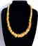 Authentic old necklace egg yolk Baltic amber chips 66cm - 5