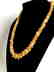 Authentic old necklace egg yolk Baltic amber chips 66cm - 6