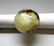 Vintage silver ring large Baltic amber rare colour