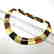 Wide Baltic amber collar necklace 20mm 46cm 20.8 grams - 6