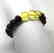 Bracelet old Baltic amber beads black&lemon 16.2 gr - 6