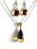 Vintage silver Baltic amber handcarved pendant and - 6