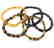 5x Bracelet Baltic amber hand carved beads various