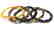 5x Bracelet Baltic amber hand carved beads various - 2
