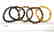 5x Bracelet Baltic amber hand carved beads various - 5