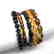 5x Bracelet Baltic amber hand carved beads various - 7