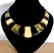 Luxury Collar Baltic amber wide necklace 35mm 47cm - 2