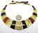 Luxury Collar Baltic amber wide necklace 35mm 47cm - 4