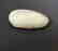 Rare white Baltic amber cabochon 38x26x10mm - 4