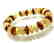 Vintage bracelet Baltic amber faceted doughnuts various