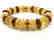 Vintage bracelet Baltic amber faceted doughnuts various - 3