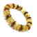 Vintage bracelet Baltic amber faceted doughnuts various - 4