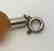 Art deco bracelet Baltic amber beads silver clasp rare - 3